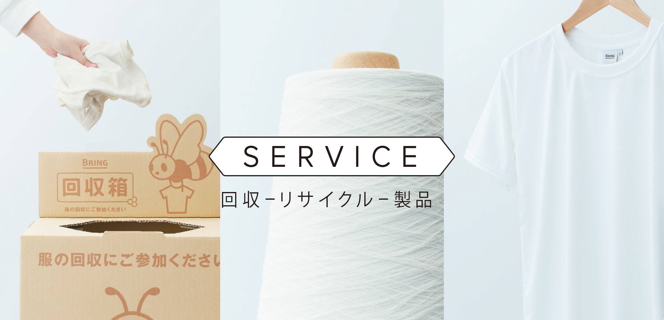 SERVICE 回収ーリサイクルー製品