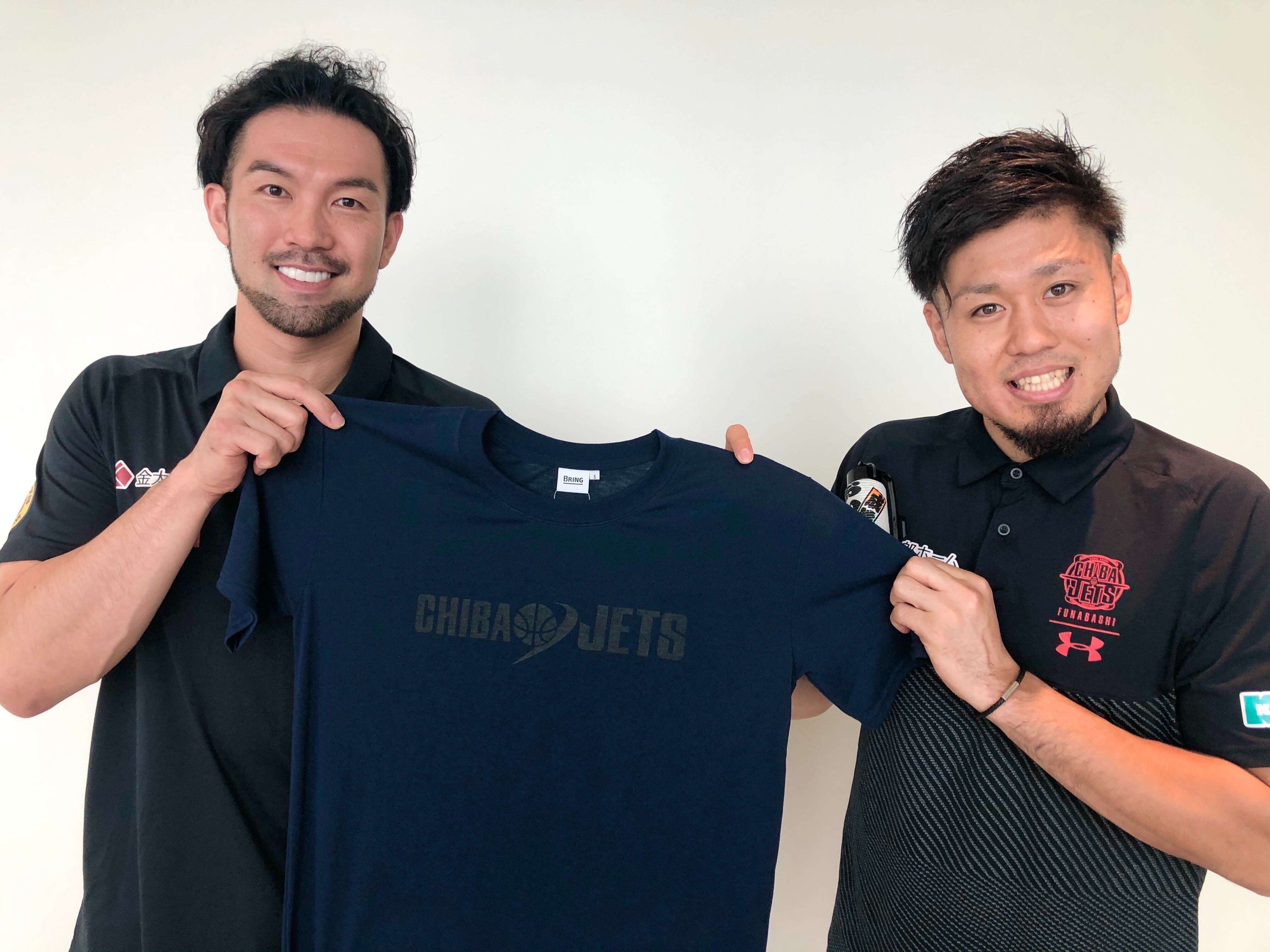 千葉ジェッツ　Tシャツ B.LEAGUE「千葉ジェッツふなばし」オリジナル限定グッズ 「ジェッツ絆